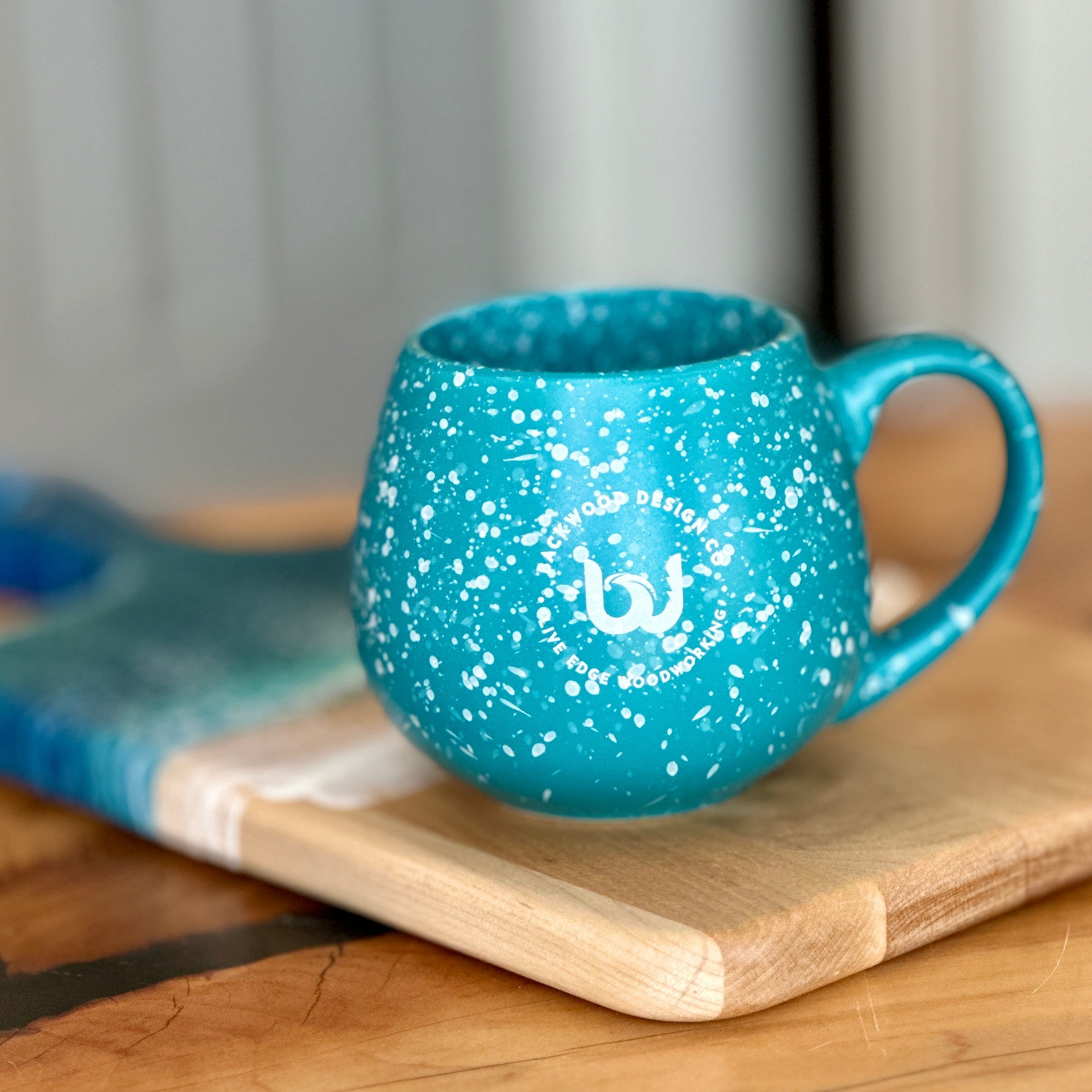 Speckled Turquoise Mug – BACKWOOD DESIGN