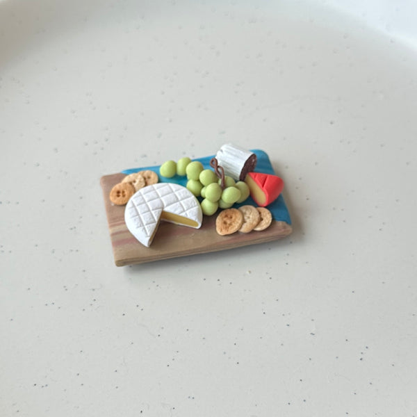 Miniature Wood Serving Board Fridge Magnet
