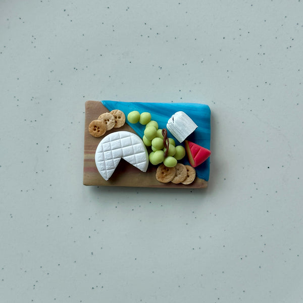 Miniature Wood Serving Board Fridge Magnet