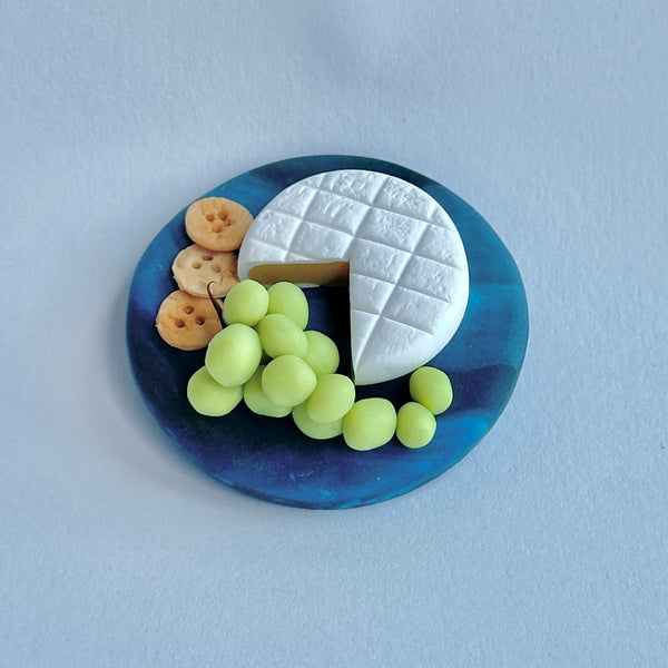 Miniature Round Cheeseboard Board Fridge Magnet