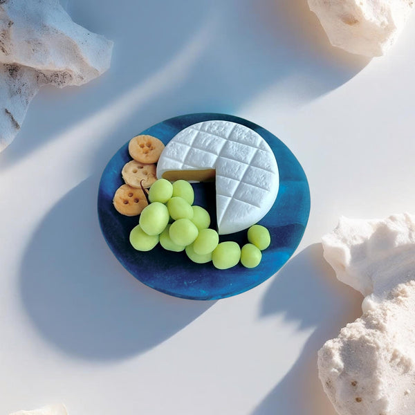 Miniature Round Cheeseboard Board Fridge Magnet