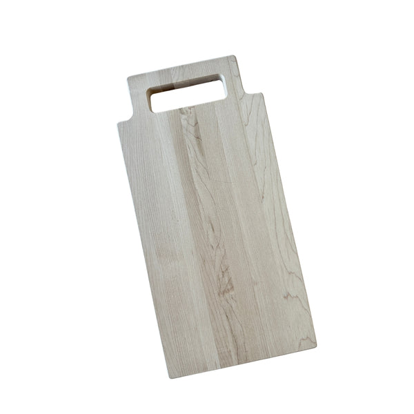Unfinished Maple Cutting Board or Cheeseboard with Handle