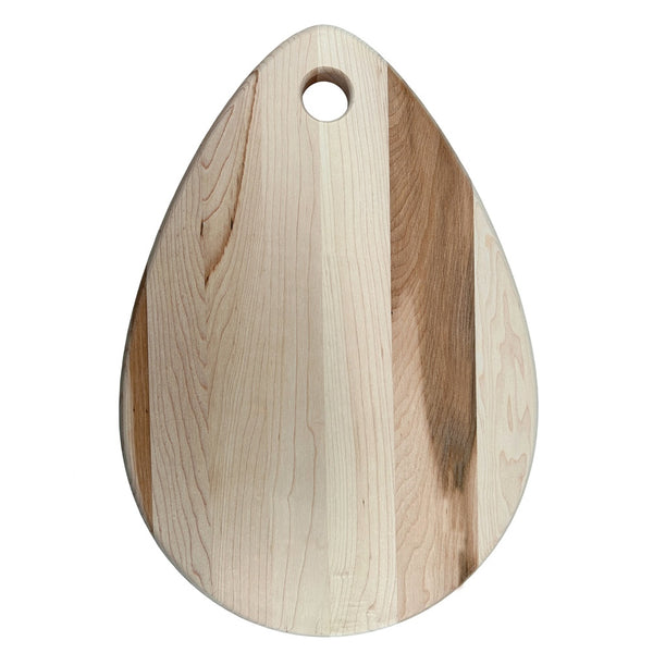 Unfinished Maple Cutting Board or Cheeseboard - Teardrop Shaped