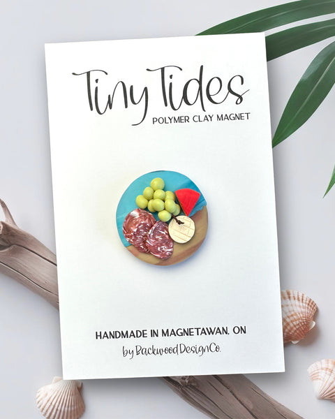 Tiny Charcuterie Board Fridge Magnet - 1.5"