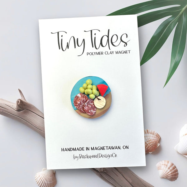 Tiny Charcuterie Board Fridge Magnet - 1.5"
