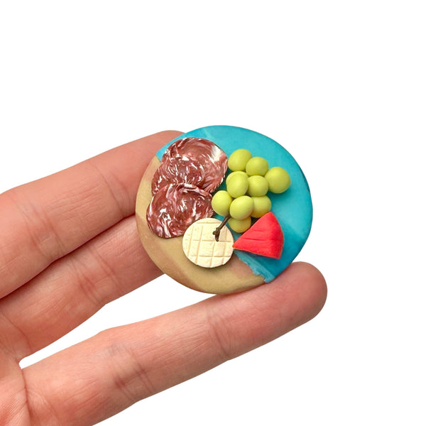 Tiny Charcuterie Board Fridge Magnet - 1.5"