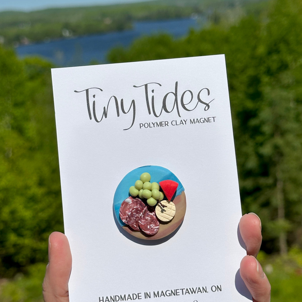 Tiny Charcuterie Board Fridge Magnet - 1.5"