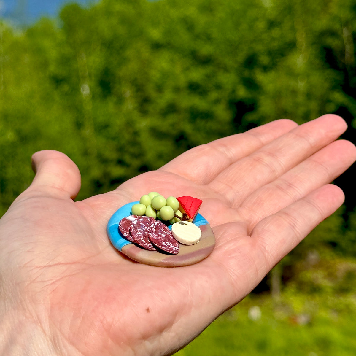 Tiny Charcuterie Board Fridge Magnet - 1.5"