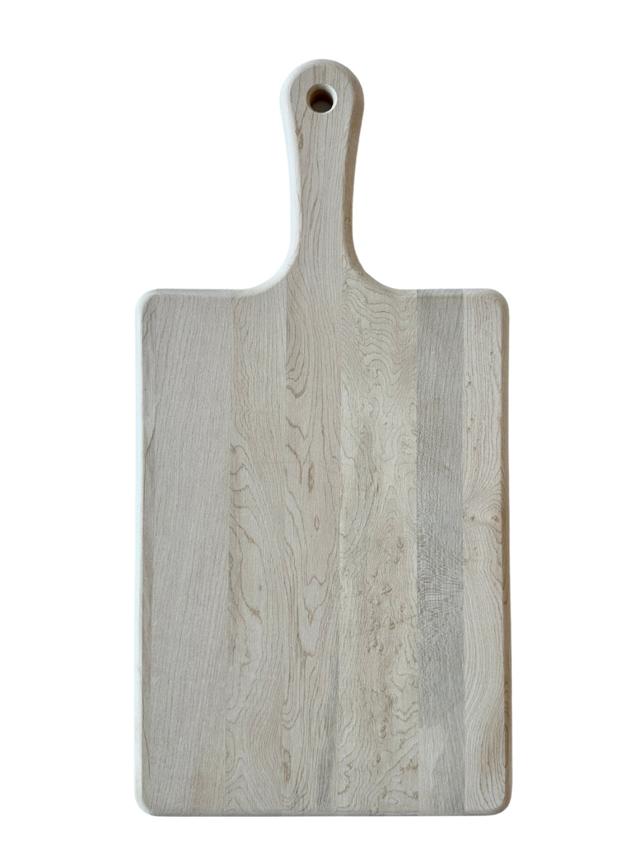 Unfinished Large Maple Board with Handle - 20" x 10" x 3/4" (BDC-2003M)