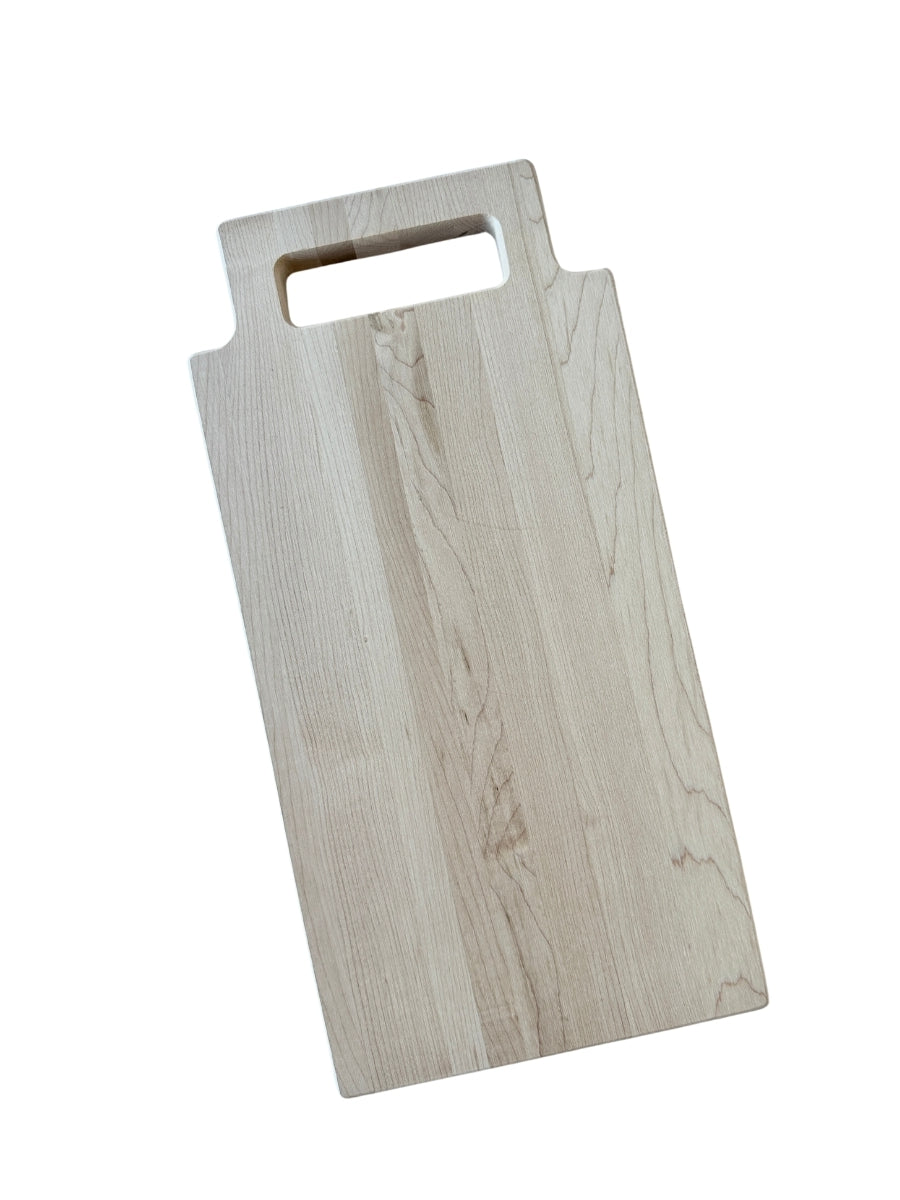 Unfinished Maple Board with Handle - 16" x 8" x 3/4" (BDC-400)