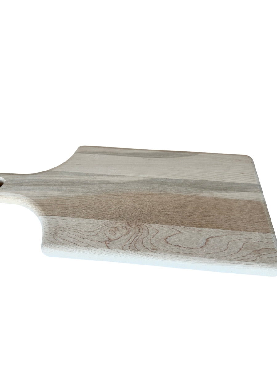 Unfinished Maple Board with Handle - 14" x 7" x 5/8" (BDC-310M)