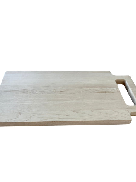 Unfinished Maple Board with Handle - 16" x 8" x 3/4" (BDC-400)
