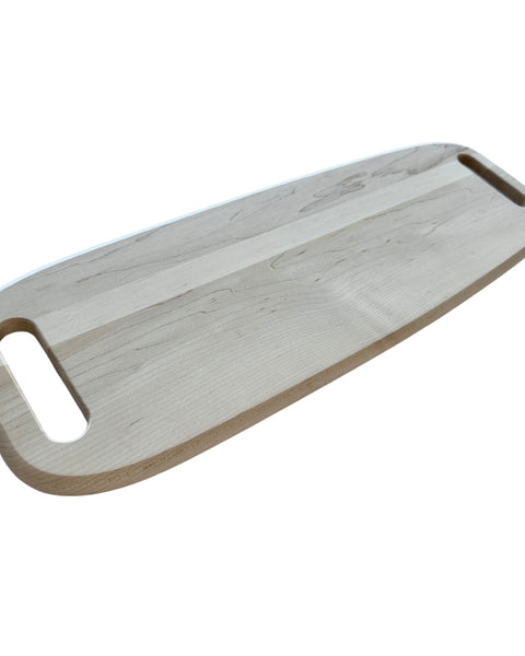 Unfinished Maple Tray with Handles - 23" x 8" x 3/4" (BDC-723)