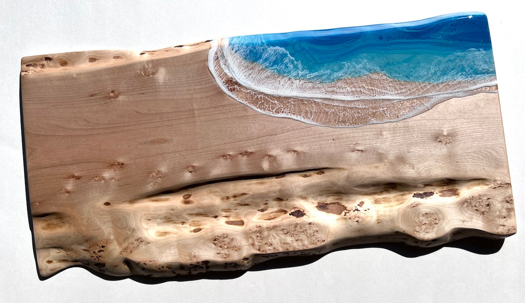 Birdseye Maple Georgian Bay Board - 23.5" x 11" x 1" (#3442)